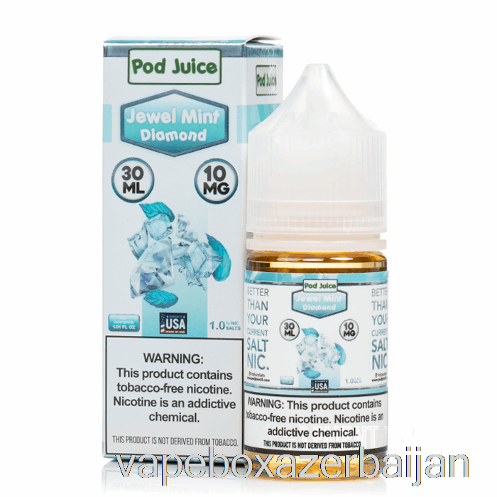E-Juice Vape Jewel Mint Diamond - Pod Juice - 30mL 20mg